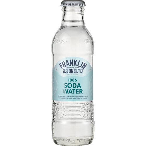 FRANKLIN & SONS Soda Water 24 Pieces x 200 ml FRANKLIN & SONS Soda Water 24 Pieces x 200 ml