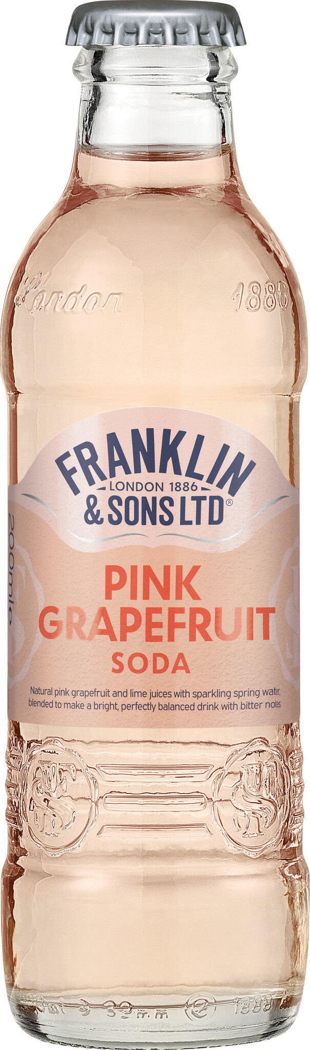 Pink Grapefruit Soda 24 Pieces x 200 ml Chef's Play