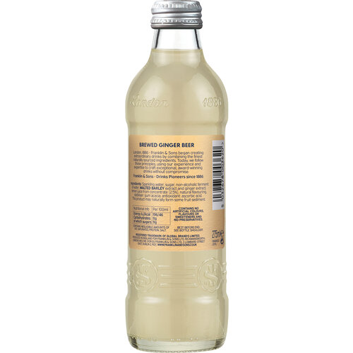 FRANKLIN & SONS Spiced Ginger Beer 12 Pieces x 275 ml FRANKLIN & SONS Spiced Ginger Beer 12 Pieces x 275 ml