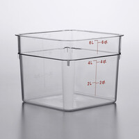 6SFSCW135 - 5.6 L  Camwear Square Container 6QT