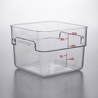 12SFSCW135 - 11.4 L  Camwear Square Container 12QT