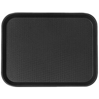 1418FF110 - 45x35cm Rectangular Tray Black