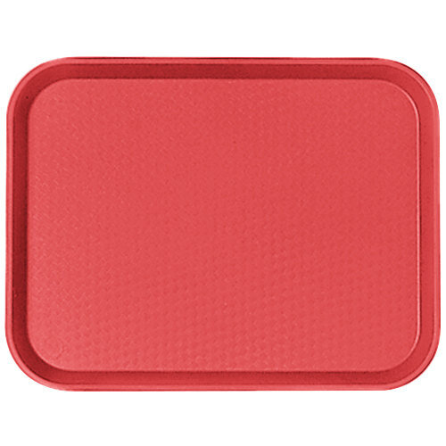 CAMBRO 1418FF163 - 45x35cm Rectangular Tray Rose Red