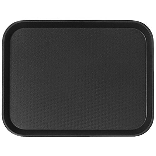 CAMBRO 1216FF110 - 30x41cm Rectangular Tray Black