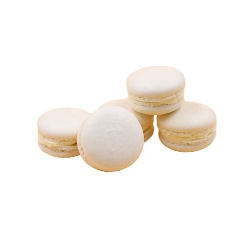 DGF SERVICE & ROYAL Light Brown Mini Macaron Shells 1 Box (128 Pcs x  6 Grams)