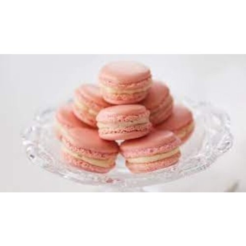 DGF SERVICE & ROYAL Pink Mini Macaron Shells 1 Box (128 Pcs x 6 Grams)