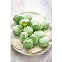 Green Mini Macaron Shells 1 Box (128 Pcs x 6 Grams)