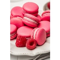 Raspberry Macarons 1 Box (64 Pcs x 20 Grams)