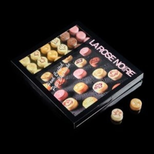 LA ROSE NOIRE Premium Desserts Hand Crafted Petite Cheesecake 1 Box x 9 Trays x 48 Pcs
