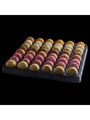 LA ROSE NOIRE Non-Azo Macarons Assorted 1 Box x 2 Trays x 48 Pcs