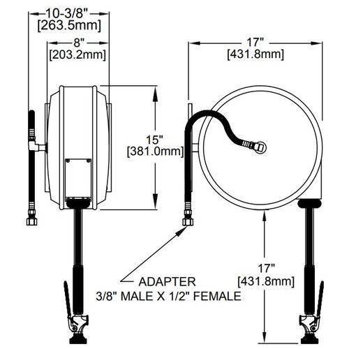 FISHER 2985 - 30" Hose Reel