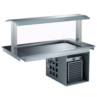 DI3RDPO - Drop-In Refrigerator with Dole Plate and Gantry 3 GN