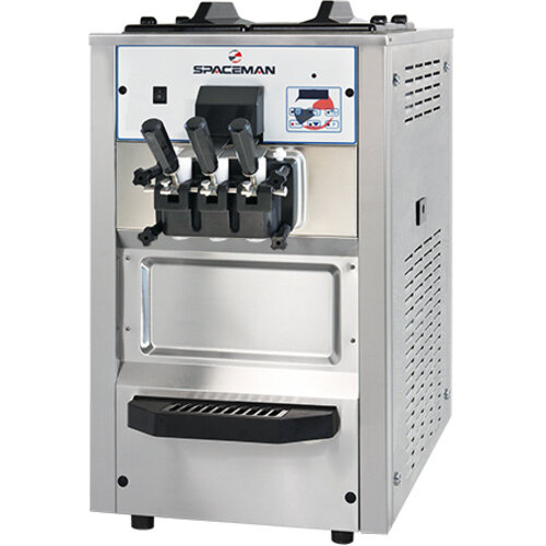 SPACEMAN 6225 - 2 Plus Twist Flavor Gravity Feed Soft Serve Machine