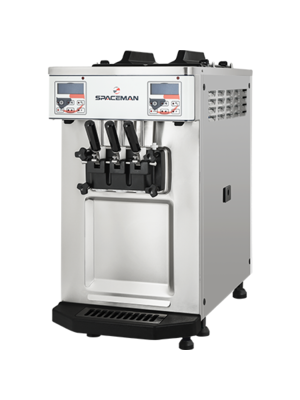 SPACEMAN 6234-C - 2 Plus Twist Flavor Gravity Feed Soft Serve Machine