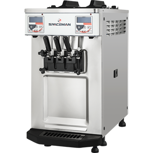 SPACEMAN 6234-C - 2 Plus Twist Flavor Gravity Feed Soft Serve Machine