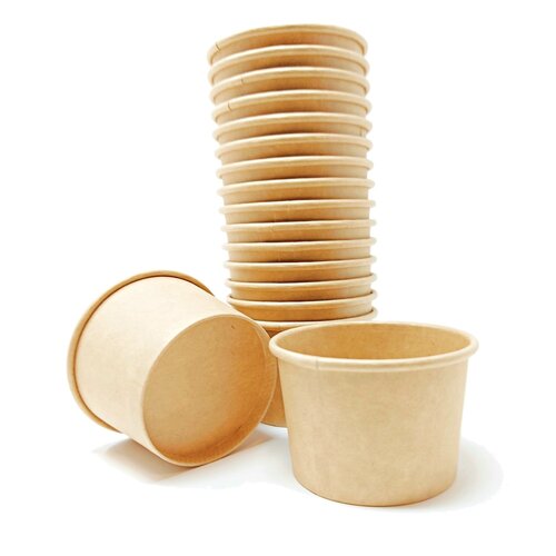 KRAFTOUCH Kraft Paper Sauce Cup 3 oz 1x1000