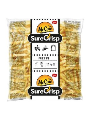 MCCAIN Surecrisp Fries 9/9 Skin Off 2.5 KG