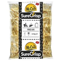 Surecrisp Fries 6/6 Skin Off 2.5 KG