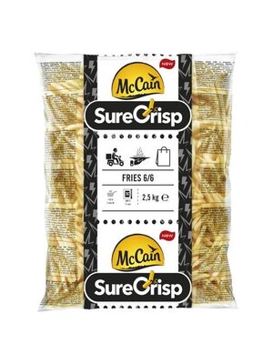 MCCAIN Surecrisp Fries 6/6 Skin Off 2.5 KG MCCAIN Surecrisp Fries 6/6 Skin Off 2.5 KG