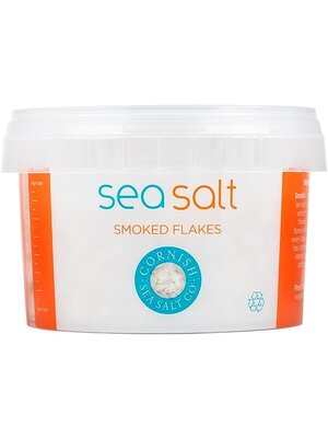 CORNISH SEAL SALT Sea Salt Smoked Flakes 8 x 125 Grams