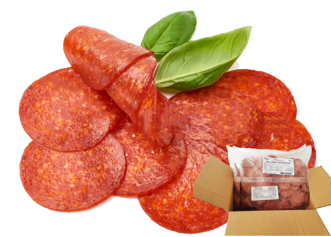 Sliced Halal Beef Pepperoni 2.27 Kg (Frozen) Chef's Play