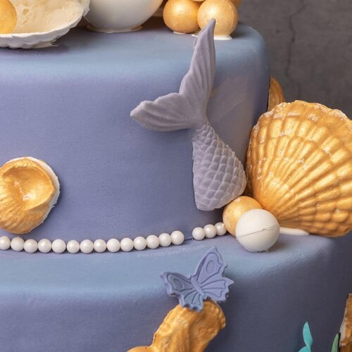 POPCORN PASSION Ocean Birthday Cake (Girl) 6 KG
