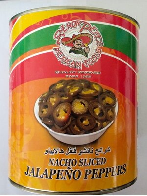 Jalapeno Peppers Nacho Sliced 2.95 KG Jalapeno Peppers Nacho Sliced 2.95 KG