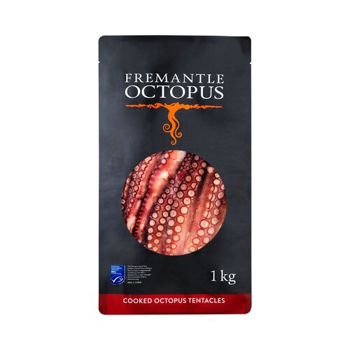 FREMANTLE OCTOPUS Octopus Cooked Tentacles Medium 1 KG (3-4 Pieces Per Packs)