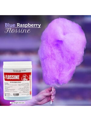 Blue Raspberry Flossine 454 Grams