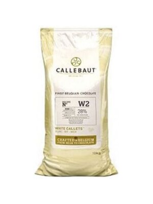 CALLEBAUT  White Chocolate 28%, 10 kg Callets (Belgium)