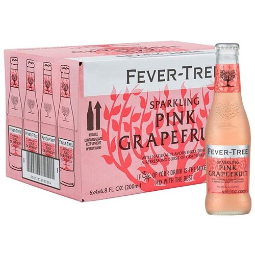 FEVER TREE Pink Grapefruit Soda Tonic Water 200 ML x 24