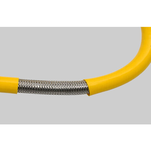 CB34-100QR - 3/4" Fully Braided Gas Hose, 1000 mm Length