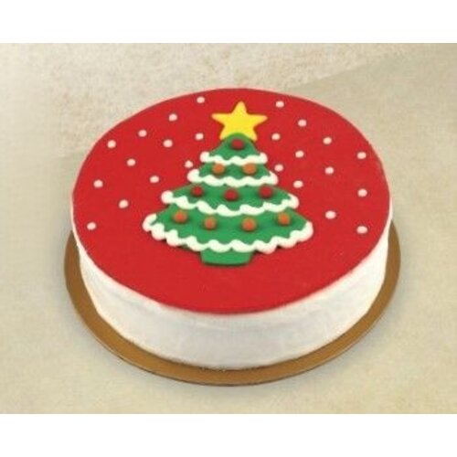 BAKEMART Christmas Tree Royal Icing Cake 1 KG BAKEMART Christmas Tree Royal Icing Cake 1 KG