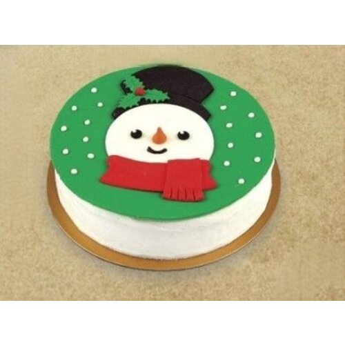 BAKEMART Snowman Royal Icing Cake 1 KG BAKEMART Snowman Royal Icing Cake 1 KG