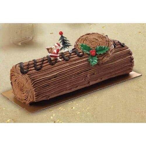 BAKEMART Chocolate And Pistacio Yule Log 8 Portion (Gluten Free) BAKEMART Chocolate And Pistacio Yule Log 8 Portion (Gluten Free)