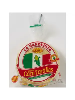 LA BANDERITA Yellow Corn Tortillas 6" (160 Pieces/Pack)