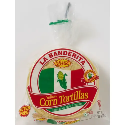 LA BANDERITA Yellow Corn Tortillas 6" (160 Pieces/Pack)