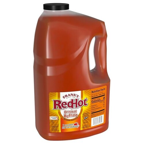 FRANK'S Buffalo Hot Sauce 4 x 1 Gallon FRANK'S Buffalo Hot Sauce 4 x 1 Gallon