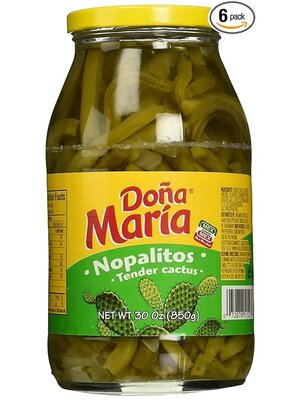 DONA MARIA Nopalitos ( Edible Cactus For Salads) 30 oz