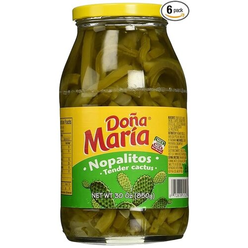 DONA MARIA Nopalitos ( Edible Cactus For Salads)  30 oz