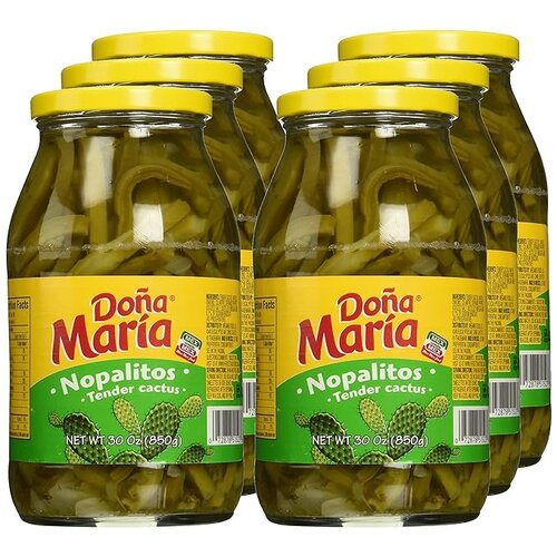 DONA MARIA Nopalitos ( Edible Cactus For Salads)  30 oz