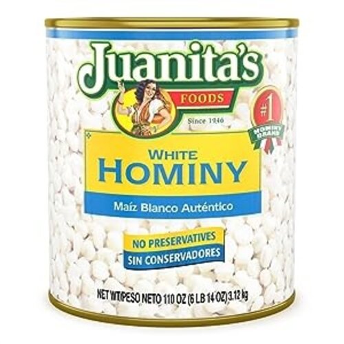 JUANITAS White Hominy (For Pozole)  25 oz