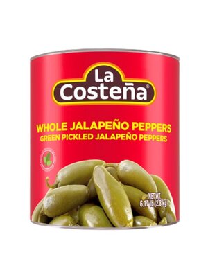 LA COSTENA Jalapeno Whole 2.8 KG LA COSTENA Jalapeno Whole 2.8 KG