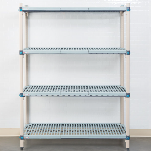 METRO Metro 4 Tier Shelving Unit- MQ1848G + MQ74PE  (USED)