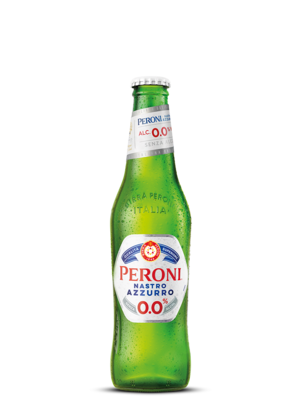 PERONI Nastro Azzurro 0.0% 1 x 25 Bottles x 330ml