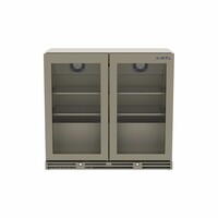TBBS900-845-GD-C - Tropicalized Double Door Undercounter Bottle Cooler