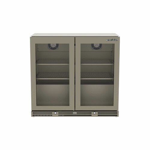 PRECISION TBBS900-845-GD-C - Tropicalized Double Door Undercounter Bottle Cooler