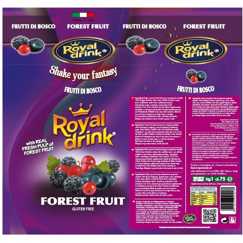 ROYAL DRINK Forest Fruit Puree 750 ml