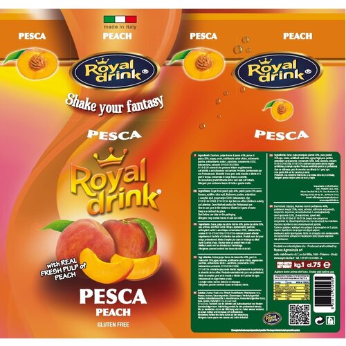 ROYAL DRINK Peach Puree 750 ml