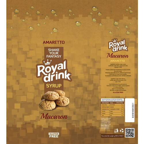 ROYAL DRINK Amaretto Syrup 700 ml